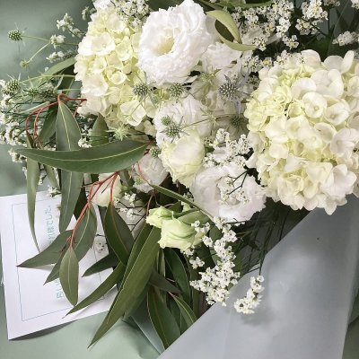 画像3: おまかせブーケ(グリーン・ホワイト) 3,000円