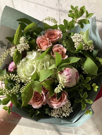 画像1: おまかせブーケ（ピンク）　5,000円