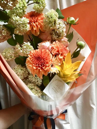 画像1: おまかせロングタイプブーケ　5,000円