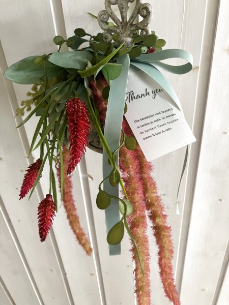 画像1: 【母の日限定商品】アンティーク調アートフラワーベル（アーティチョーク） (1)