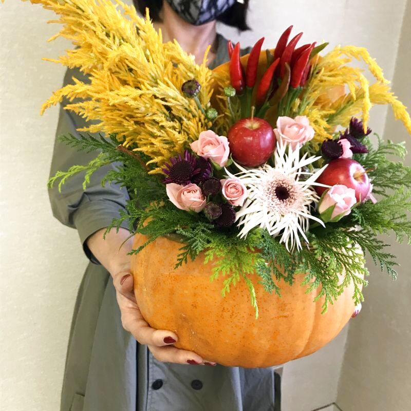 lesson 〜pumpkin arrangement〜