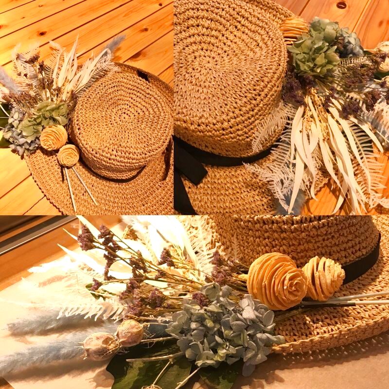植物の帽子workshop